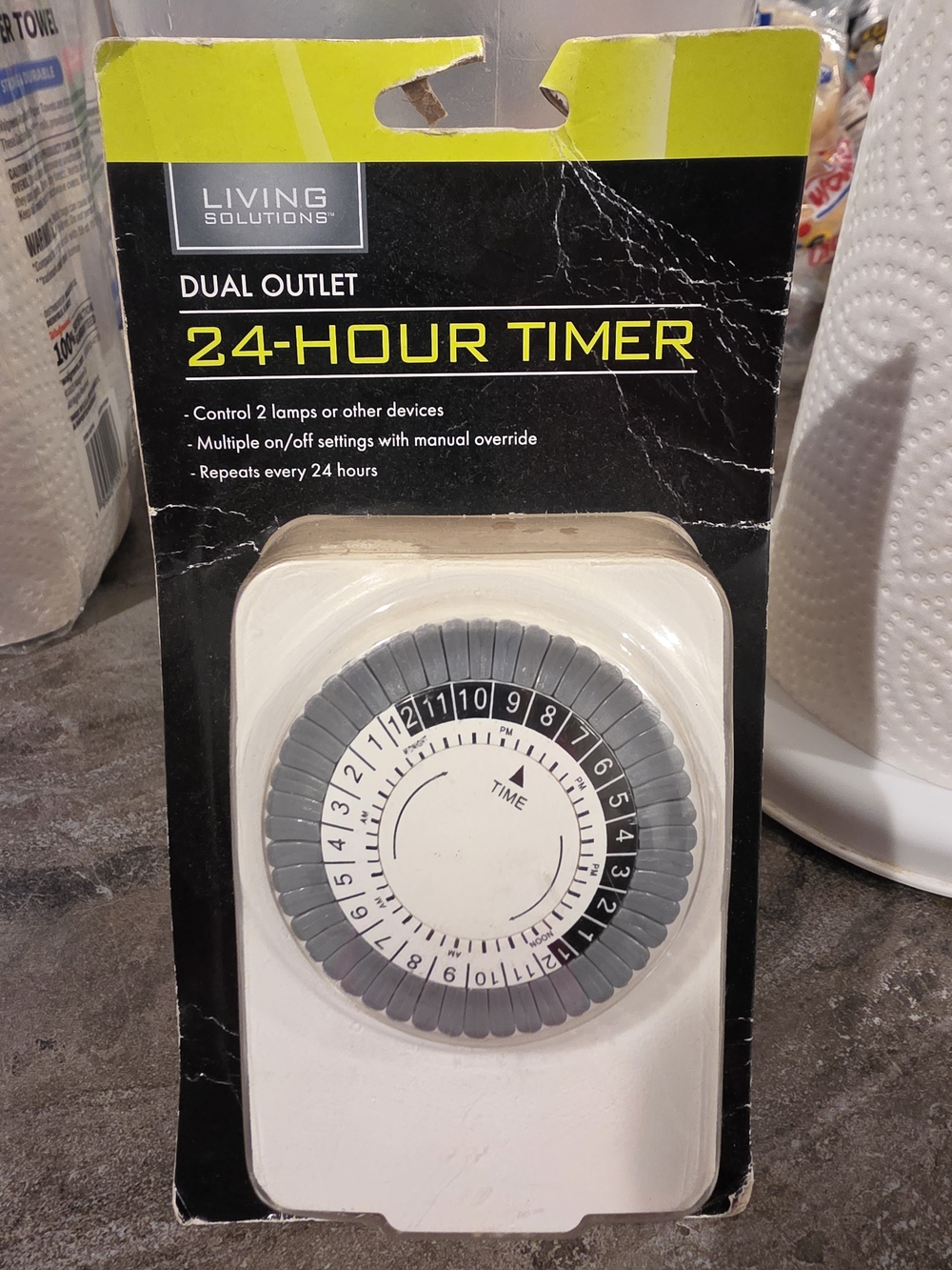 24-Hour Timer Dual Outlet - White